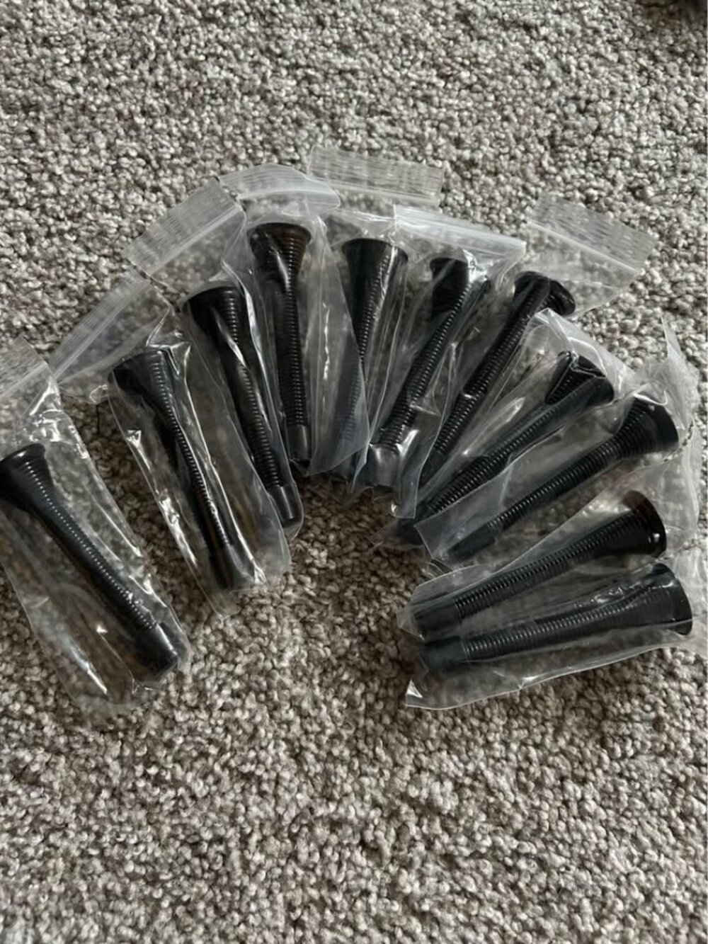 11pcs Door Spring Stopper black